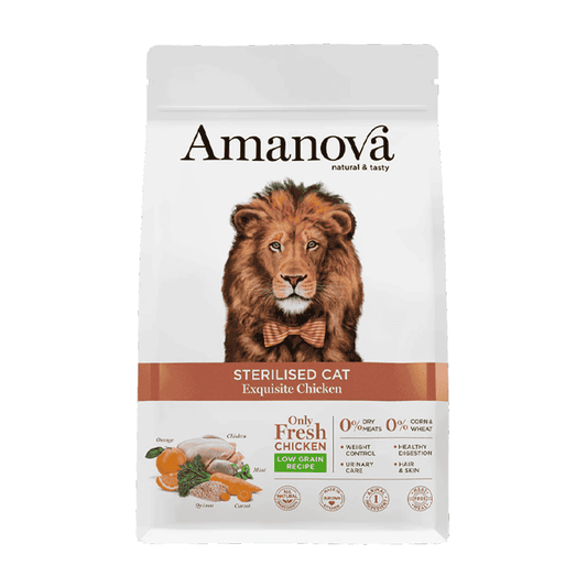 Amanova Gato Adulto Esterilizado Pollo 6 Kg.
