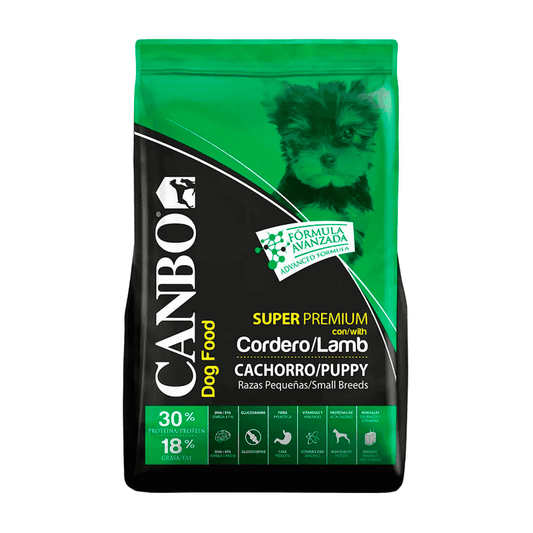 Canbo Cachorro Raza Mini y Pequeña Cordero 7 kg.