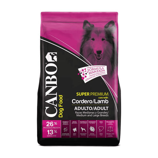 Canbo Adulto Raza Mediana y Grande Cordero 15 kg.