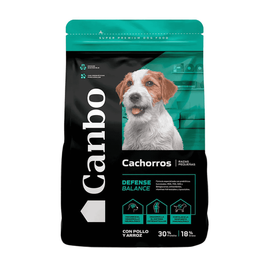 Canbo Defense Balance Cachorro Raza Pequeña Pollo y Arroz 7 kg.